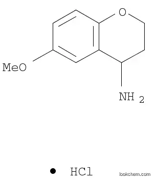 Molecular Structure of 67858-19-9 (6-METHOXY-CHROMAN-4-YLAMINE HYDROCHLORIDE)